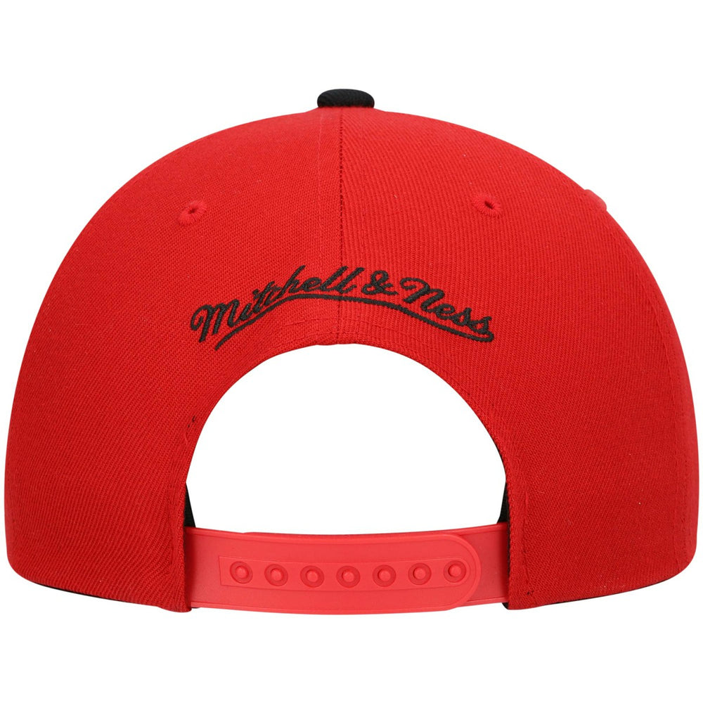 Red/Black Miami Heat Hardwood Classics Team Two-Tone 2.0 Snapback Hat | NBA