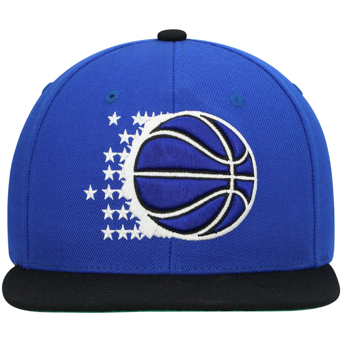 Blue/Black Orlando Magic Hardwood Classics Team Two-Tone 2.0 Snapback Hat | NBA
