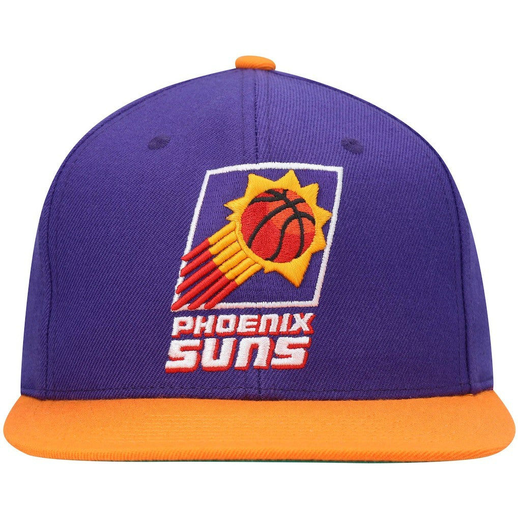 Purple/Orange Phoenix Suns Hardwood Classics Team Two-Tone 2.0 Snapback Hat sale | NBA