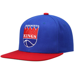 Blue/Red Sacramento Kings Hardwood Classics Team Two-Tone 2.0 Snapback Hat | NBA