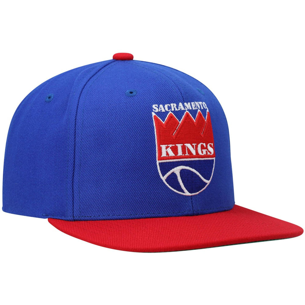 Blue/Red Sacramento Kings Hardwood Classics Team Two-Tone 2.0 Snapback Hat | NBA
