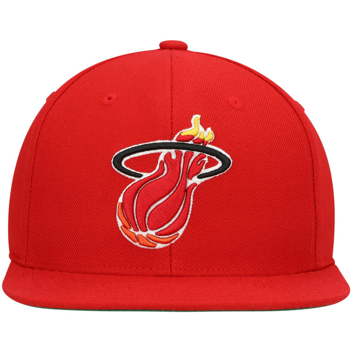 Red Miami Heat Hardwood Classics Team Ground 2.0 Snapback Hat | NBA