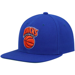 Blue New York Knicks Hardwood Classics Team Ground 2.0 Snapback Hat | NBA