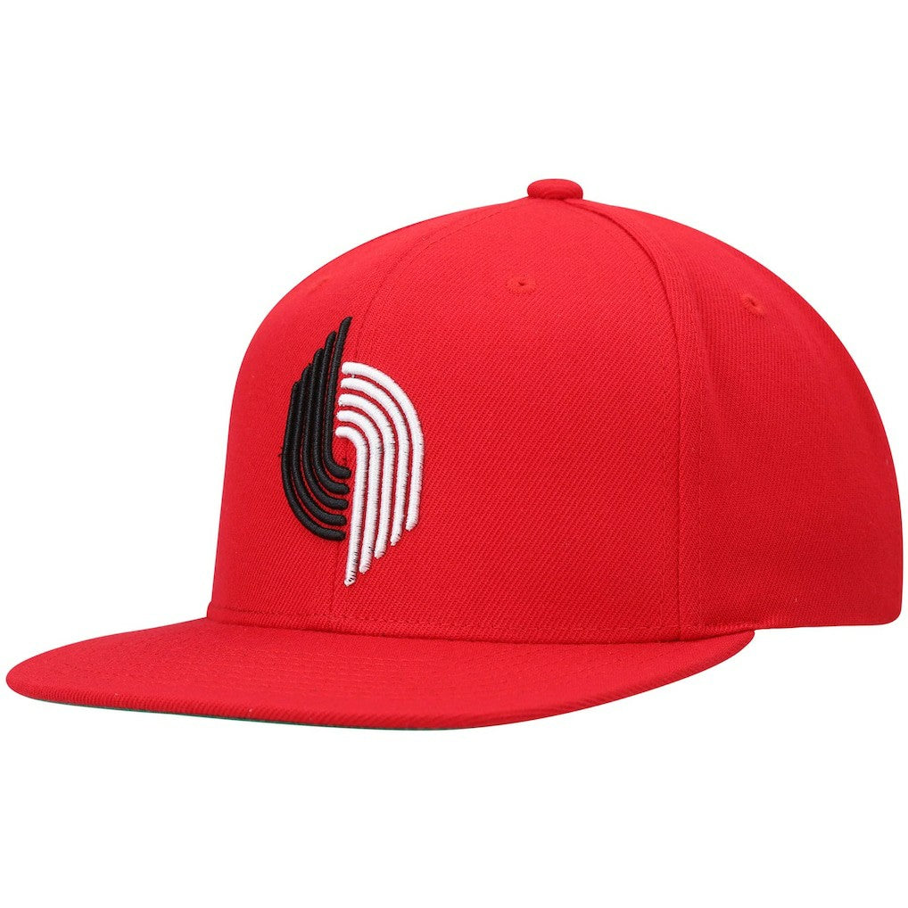 Red Portland Trail Blazers Hardwood Classics Team Ground 2.0 Snapback Hat sale | NBA