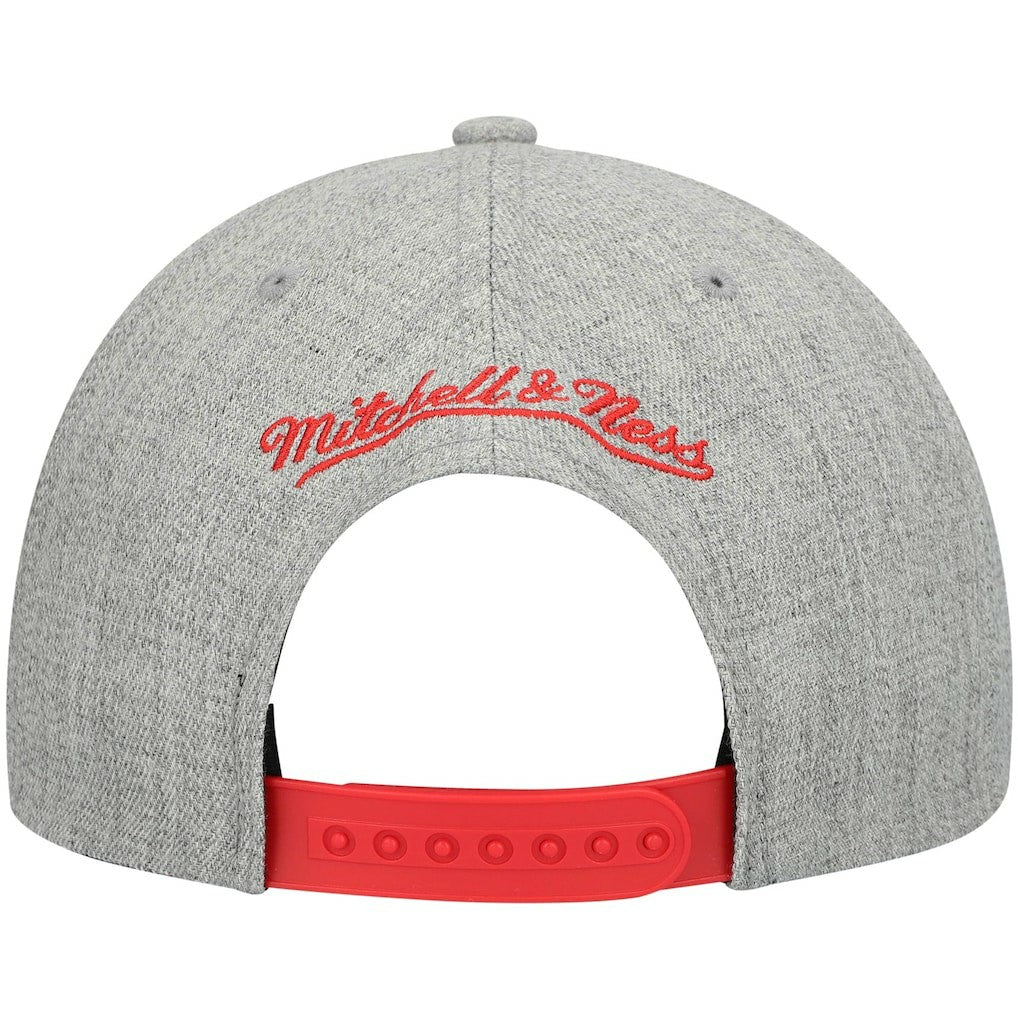 Heathered Gray Atlanta Hawks Hardwood Classics Team 2.0 Snapback Hat | NBA