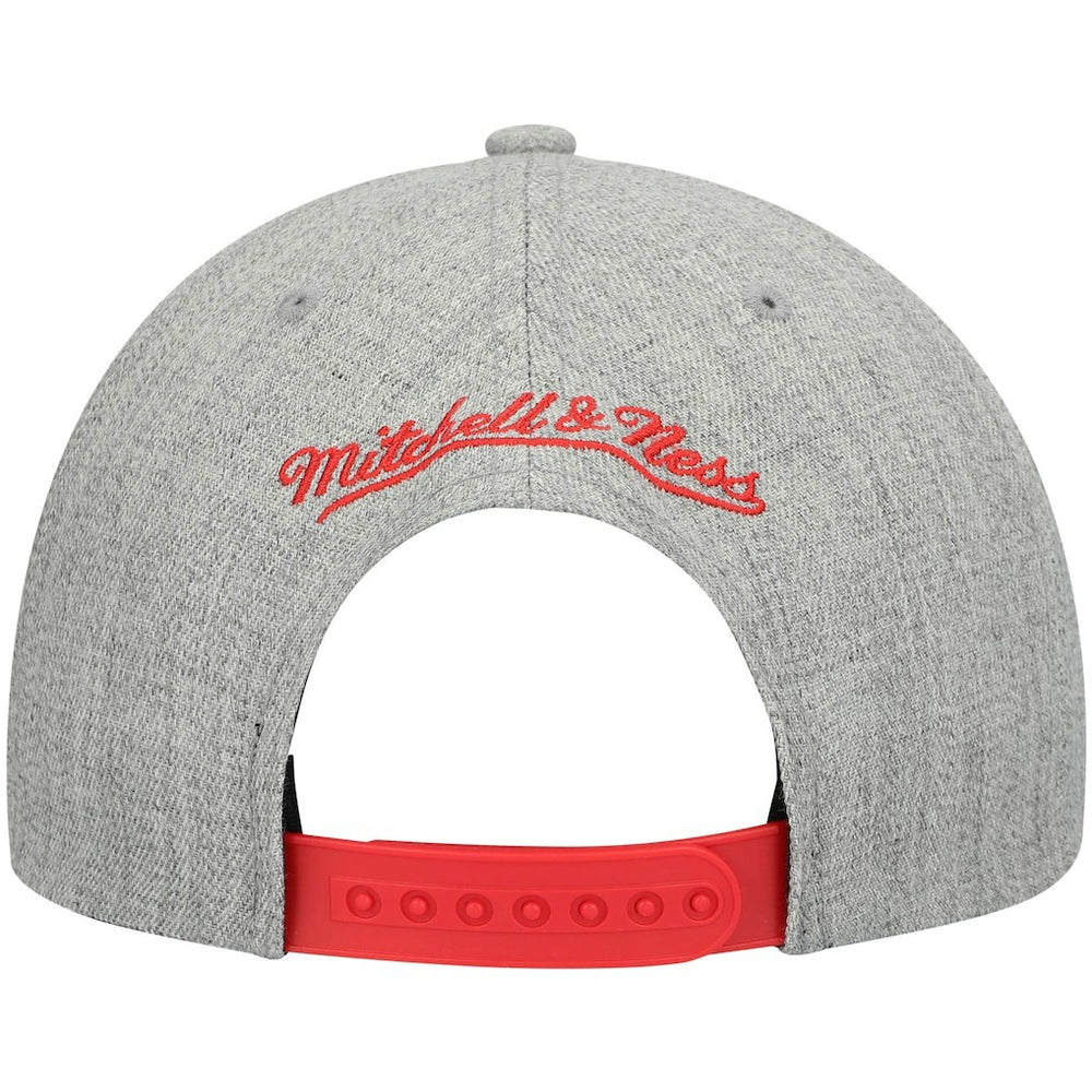 Heathered Gray Atlanta Hawks Hardwood Classics Team 2.0 Snapback Hat | NBA