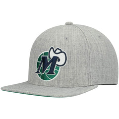 Heathered Gray Dallas Mavericks Hardwood Classics Team 2.0 Snapback Hat sale | NBA