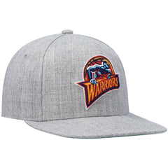 Heathered Gray Golden State Warriors Hardwood Classics Team 2.0 Snapback Hat sale | NBA