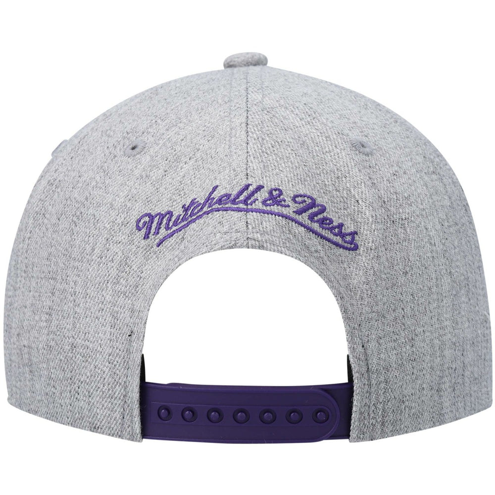 Heathered Gray Phoenix Suns Hardwood Classics Team 2.0 Snapback Hat | NBA