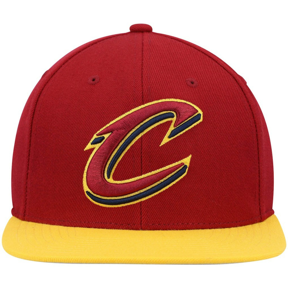 Wine/Gold Cleveland Cavaliers Team Two-Tone 2.0 Snapback Hat sale | NBA