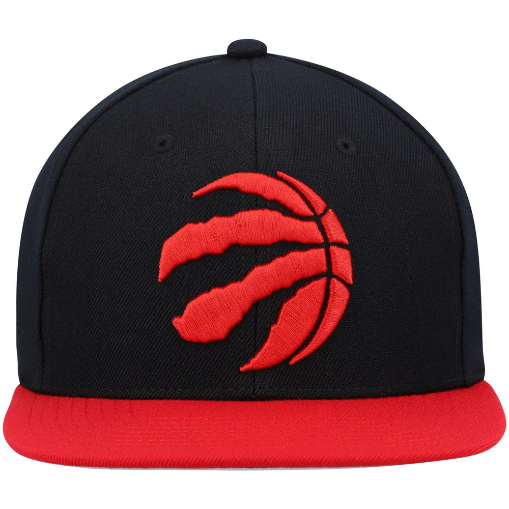 Black/Red Toronto Raptors Team Two-Tone 2.0 Snapback Hat | NBA