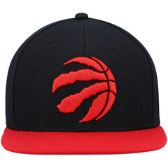 Black/Red Toronto Raptors Team Two-Tone 2.0 Snapback Hat | NBA