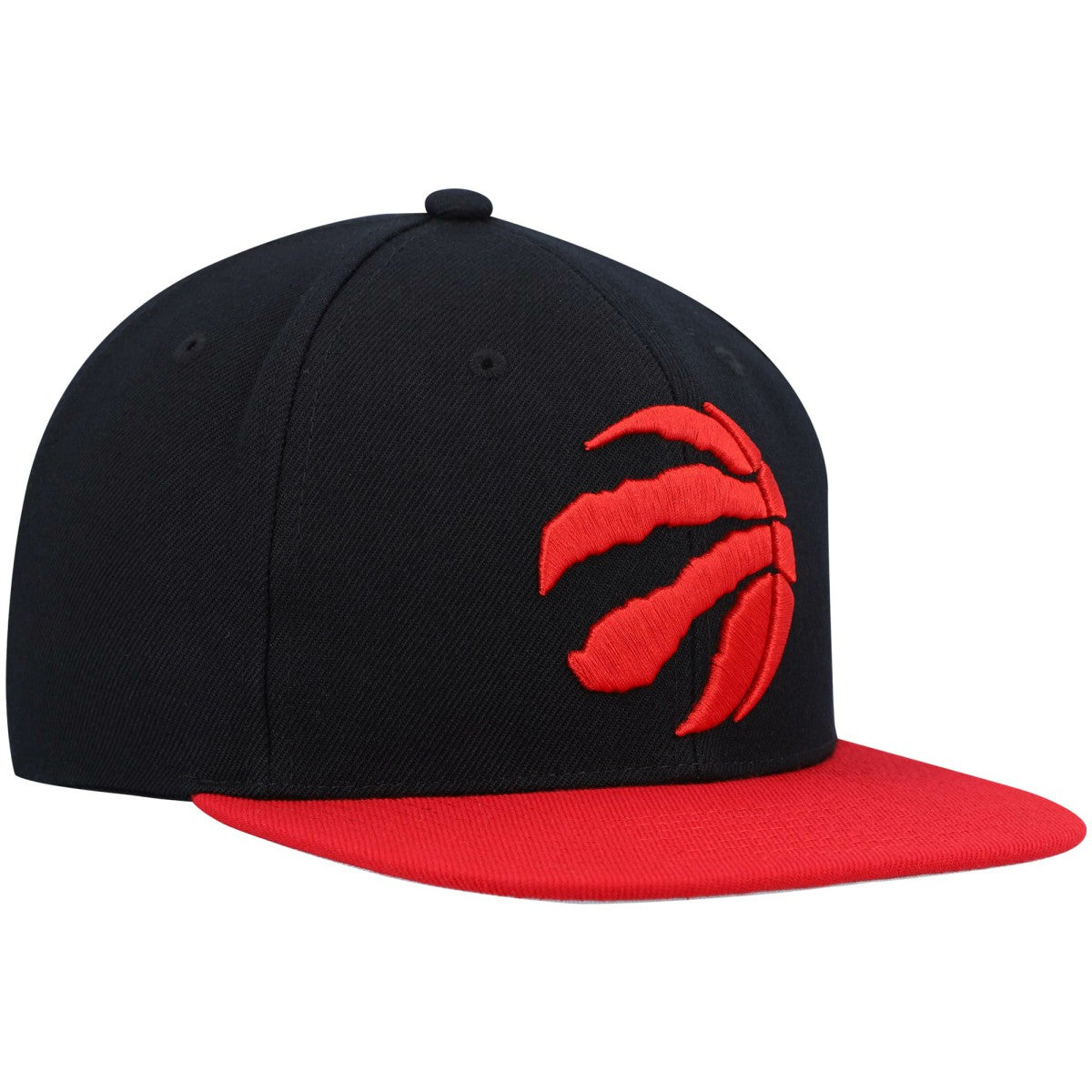 Black/Red Toronto Raptors Team Two-Tone 2.0 Snapback Hat | NBA
