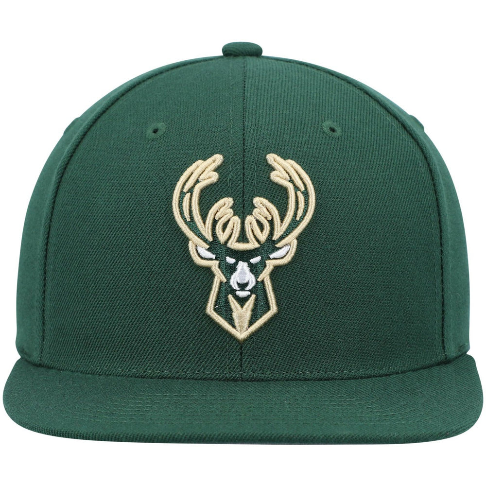 Hunter Green Milwaukee Bucks Ground 2.0 Snapback Hat | NBA