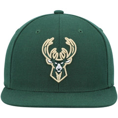 Hunter Green Milwaukee Bucks Ground 2.0 Snapback Hat | NBA