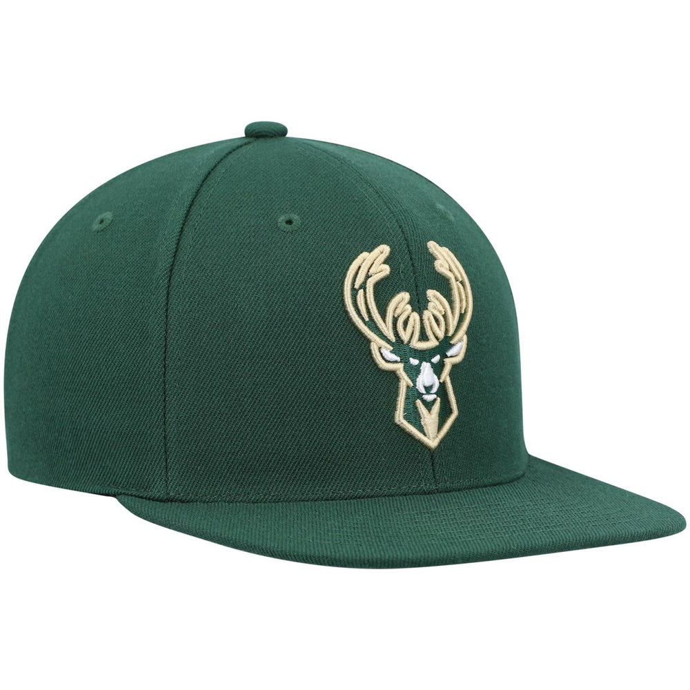Hunter Green Milwaukee Bucks Ground 2.0 Snapback Hat | NBA