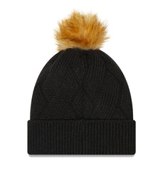 Las Vegas Raiders Women's Snowy Cuffed Knit Hat with Pom | NFL On sale