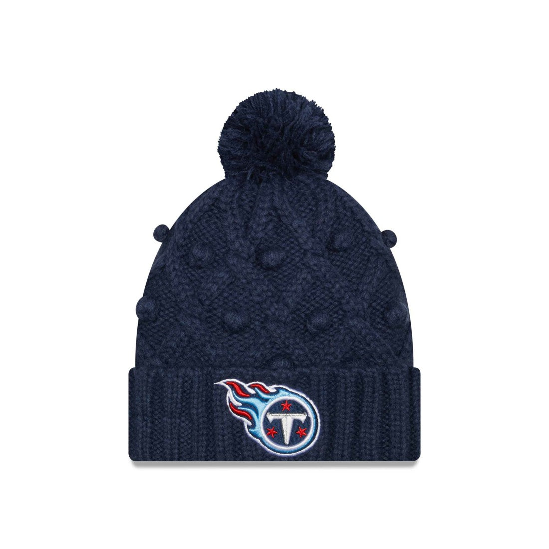 Tennessee Titans Women's Toasty Cuffed Knit Hat with Pom | NFL Near me