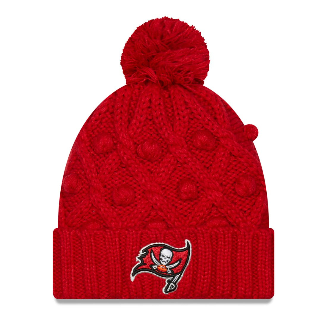Tampa Bay Buccaneers Women's Toasty Cuffed Knit Hat with Pom | NFL Online
