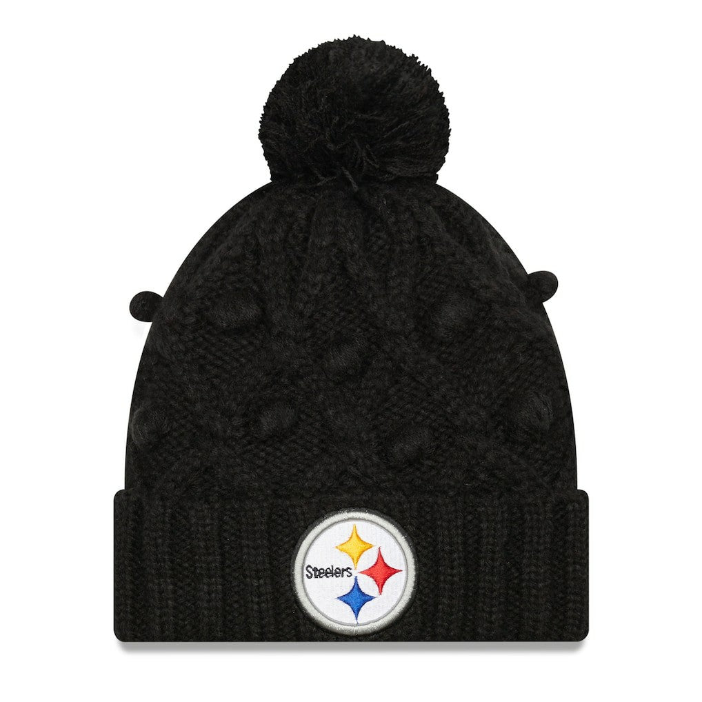 Pittsburgh Steelers Women's Toasty Cuffed Knit Hat with Pom | NFL Online