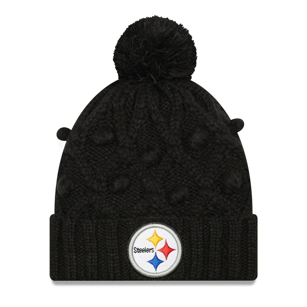 Pittsburgh Steelers Women's Toasty Cuffed Knit Hat with Pom | NFL Online