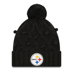 Pittsburgh Steelers Women's Toasty Cuffed Knit Hat with Pom | NFL Online