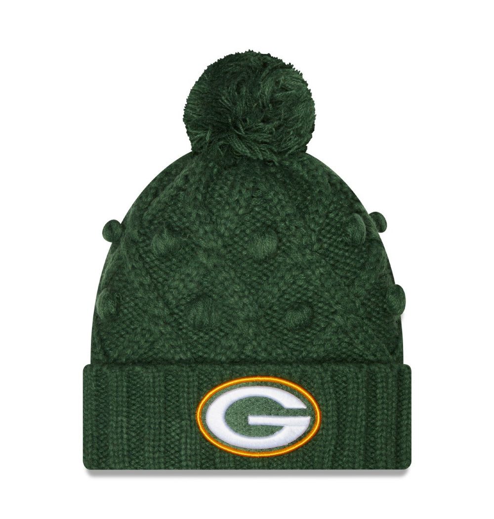 Green Bay Packers Women's Toasty Cuffed Knit Hat with Pom | NFL On sale