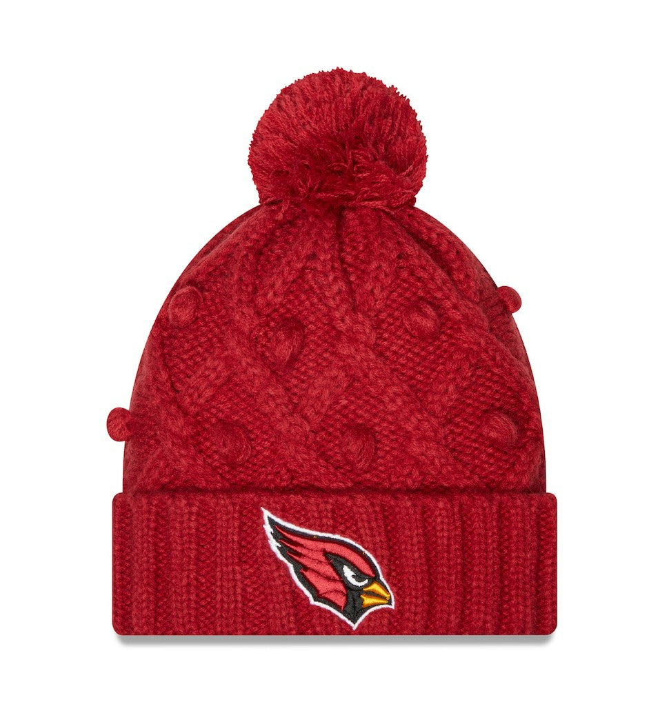 Arizona Cardinals Women's Toasty Cuffed Knit Hat with Pom | NFL Online