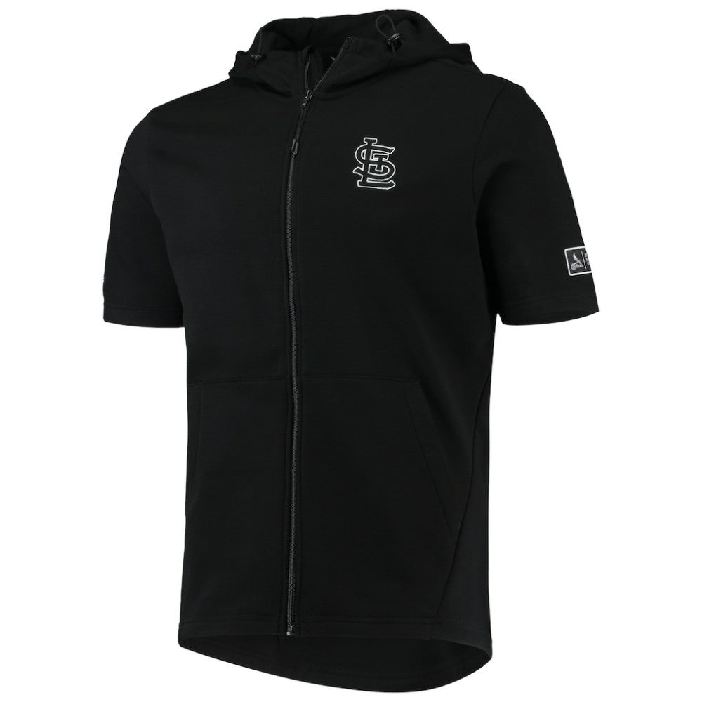 St. Louis Cardinals Levelwear Recruit Short Sleeve Full-Zip Hoodie Jacket - MLB Jackets