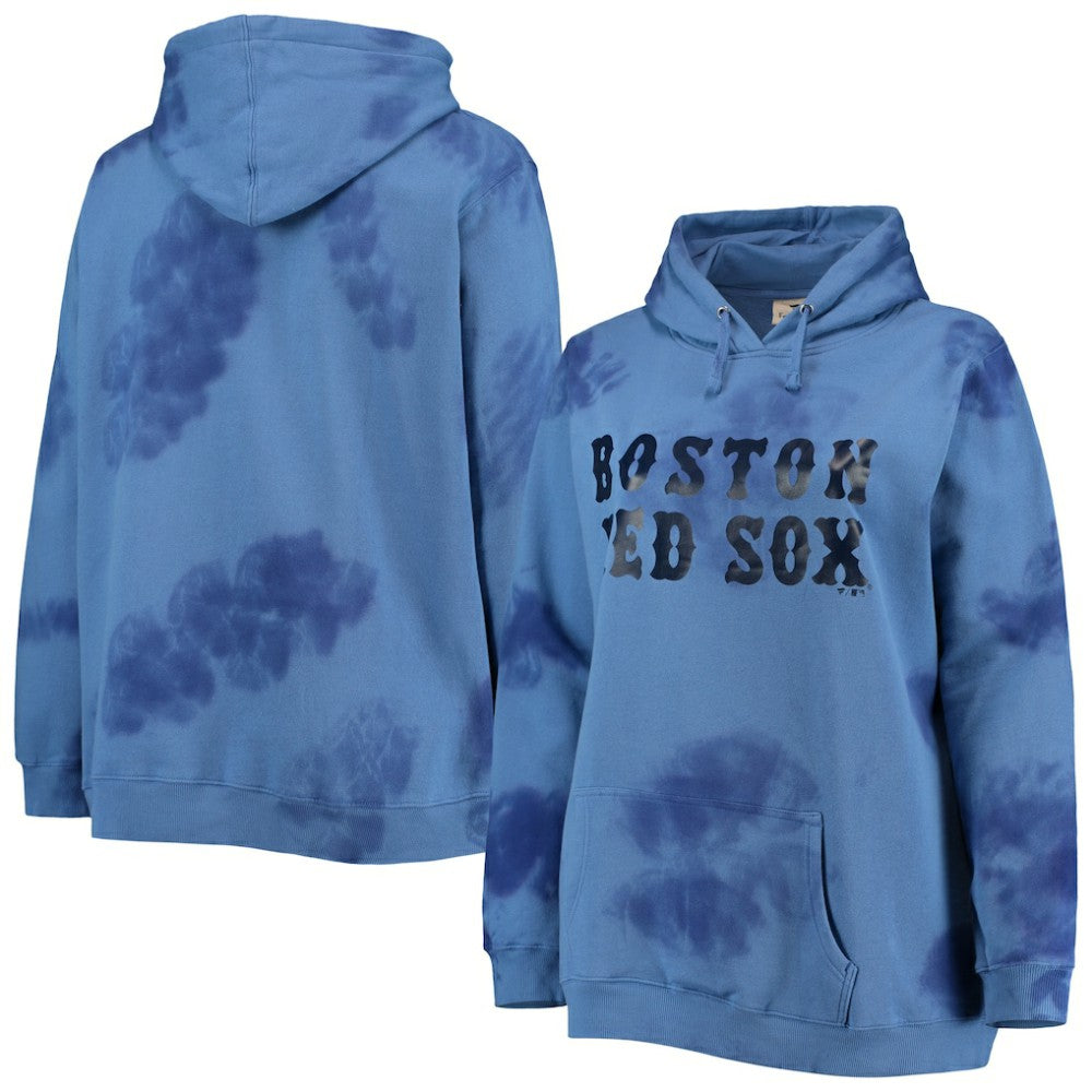 Boston Red Sox Women's Plus Size Cloud Pullover Hoodie - MLB Hoodies