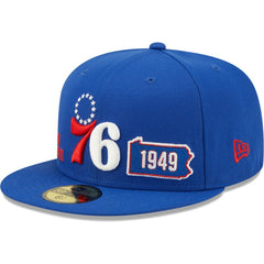 Royal Philadelphia 76ers Fall 22 Identity 59FIFTY Fitted Hat | NBA