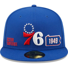Royal Philadelphia 76ers Fall 22 Identity 59FIFTY Fitted Hat | NBA