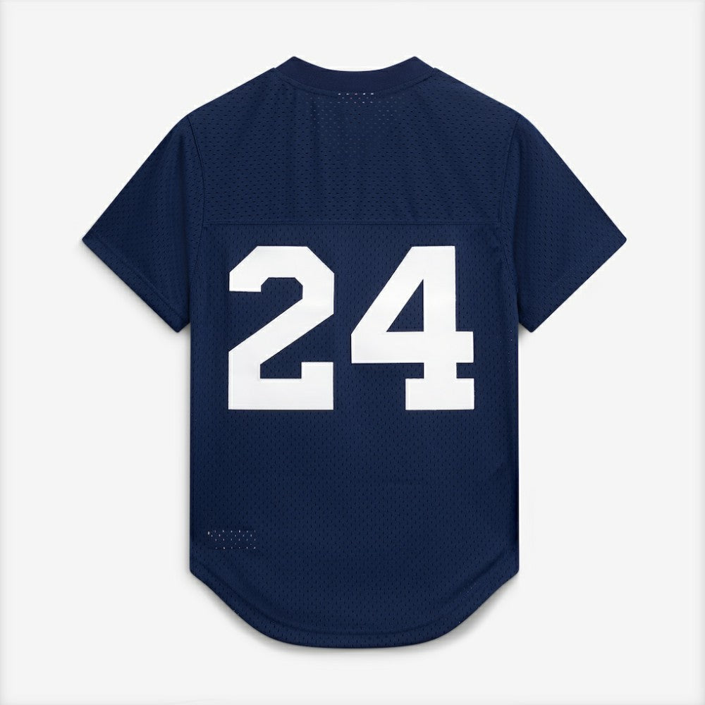 Rickey Henderson New York Yankees Mitchell & Ness Cooperstown Collection Mesh Batting Practice Button-Up Jersey - MLB Jerseys