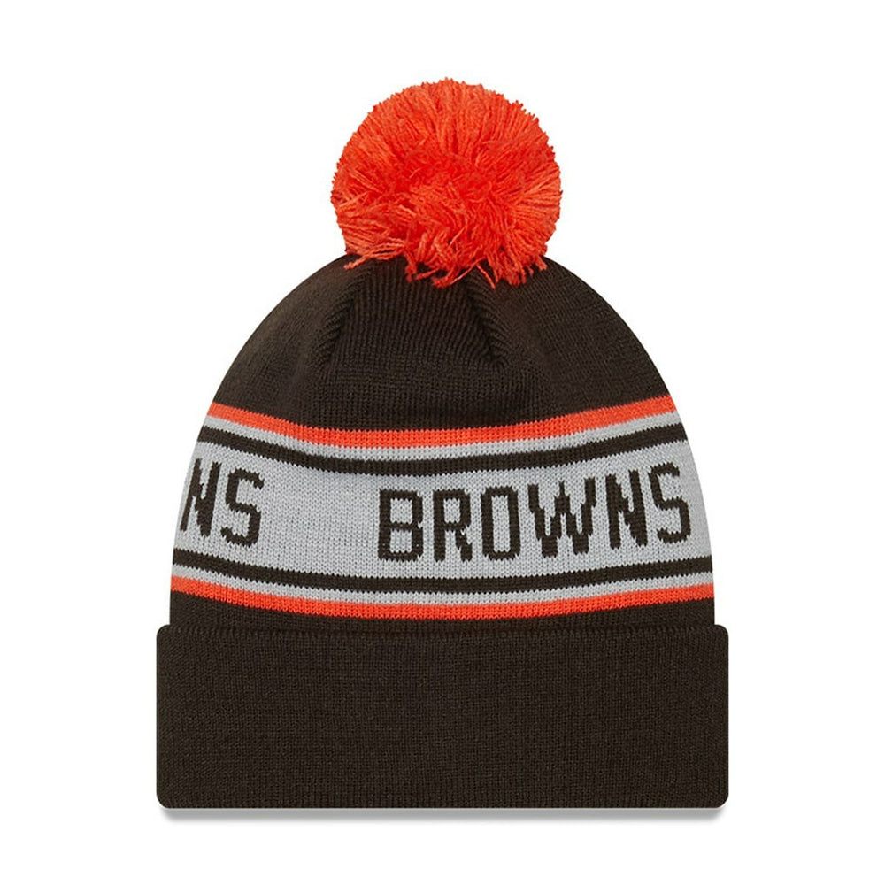 Cleveland Browns Preschool Repeat Cuffed Knit Hat with Pom | NFL US