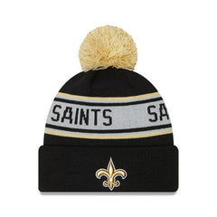 New Orleans Saints Preschool Repeat Cuffed Knit Hat with Pom | NFL New