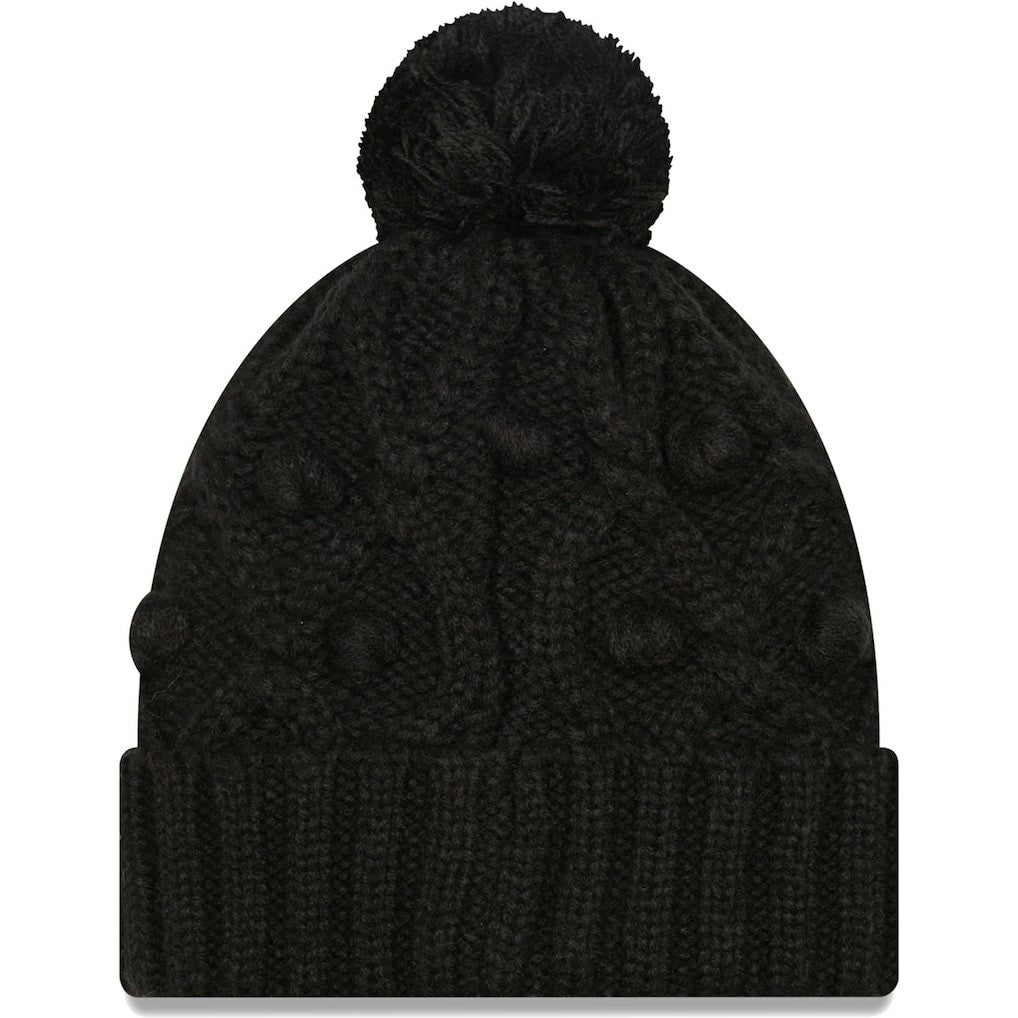 Pittsburgh Steelers Girls Youth Toasty Cuffed Knit Hat with Pom | NFL New