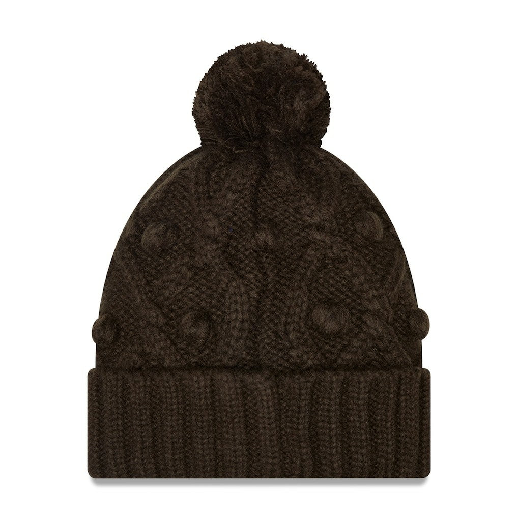 Cleveland Browns Girls Youth Toasty Cuffed Knit Hat with Pom | NFL Near me