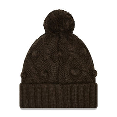 Cleveland Browns Girls Youth Toasty Cuffed Knit Hat with Pom | NFL Near me