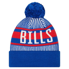 Buffalo Bills Youth Striped Historic Cuffed Knit Hat with Pom | NFL On sale