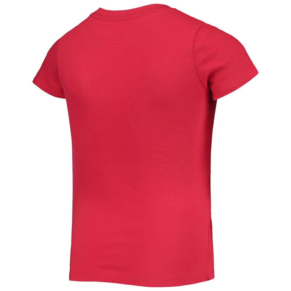 Washington Nationals New Era Girls Youth Flip Sequin Team T-Shirt - MLB T-shirts