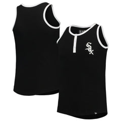 Chicago White Sox New Era Girls Youth Henley Tank Top - MLB Tanks