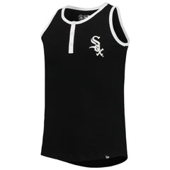 Chicago White Sox New Era Girls Youth Henley Tank Top - MLB Tanks