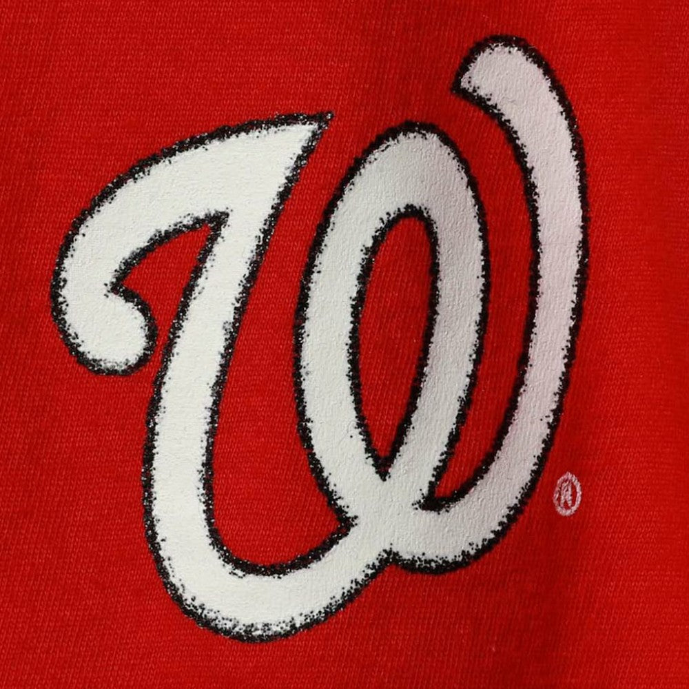 Washington Nationals New Era Girls Youth Henley Tank Top - MLB Tanks