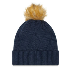 Dallas Cowboys Women's Snowy Cuffed Knit Hat with Pom | NFL Online