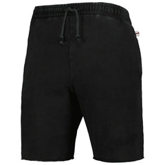 Black Chicago Bulls French Terry Tonal Fleece Shorts | NBA
