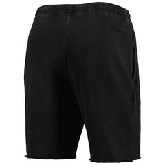 Black Chicago Bulls French Terry Tonal Fleece Shorts | NBA