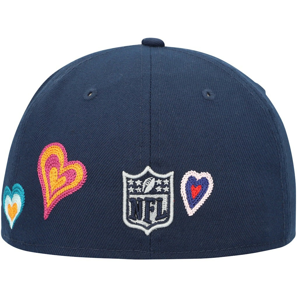 Dallas Cowboys Chain Stitch Heart 59FIFTY Fitted Hat | NFL US