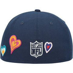 Dallas Cowboys Chain Stitch Heart 59FIFTY Fitted Hat | NFL US
