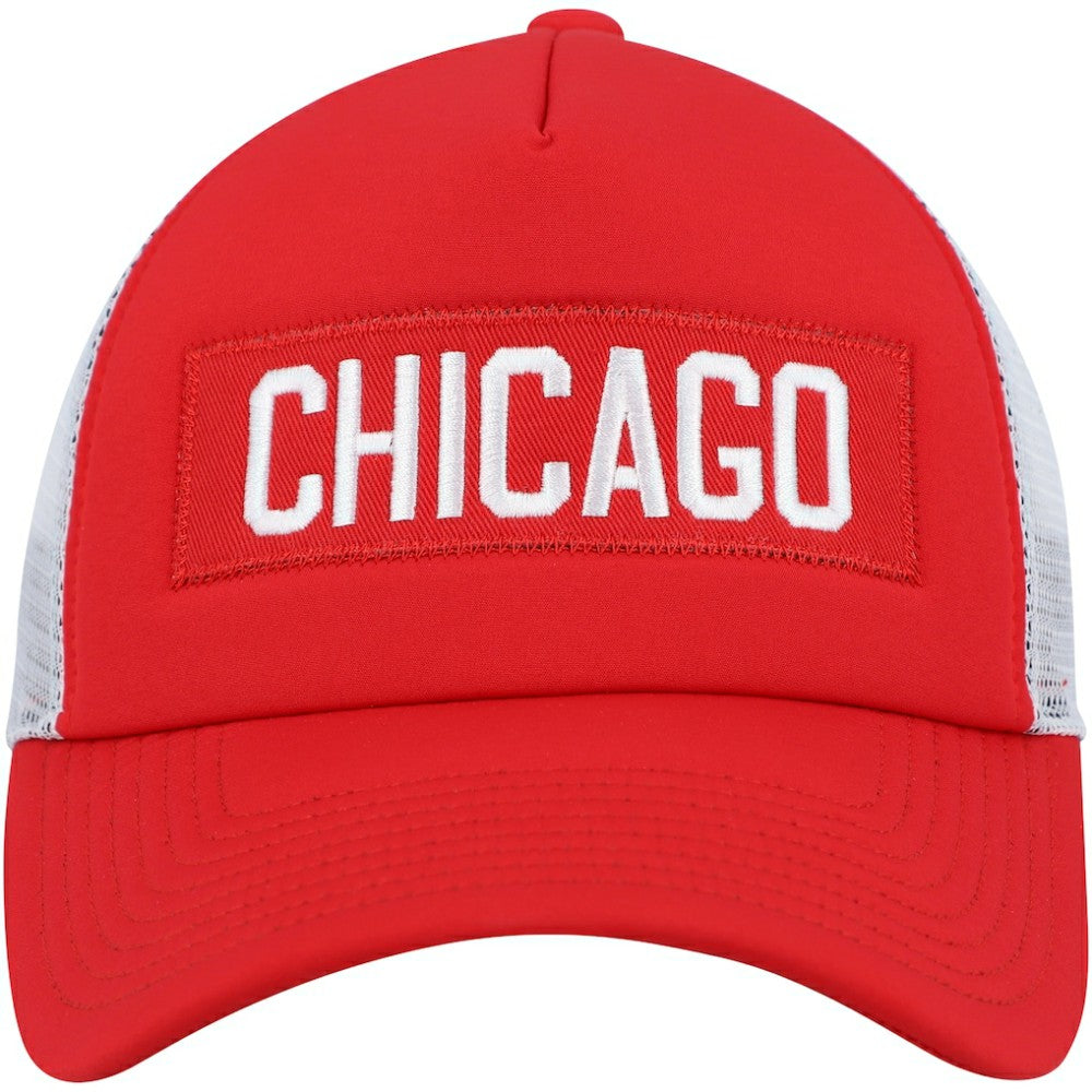 Chicago Blackhawks adidas Team Plate Trucker Snapback Hat -  NHL Hats