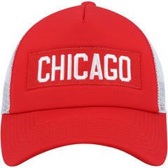 Chicago Blackhawks adidas Team Plate Trucker Snapback Hat -  NHL Hats
